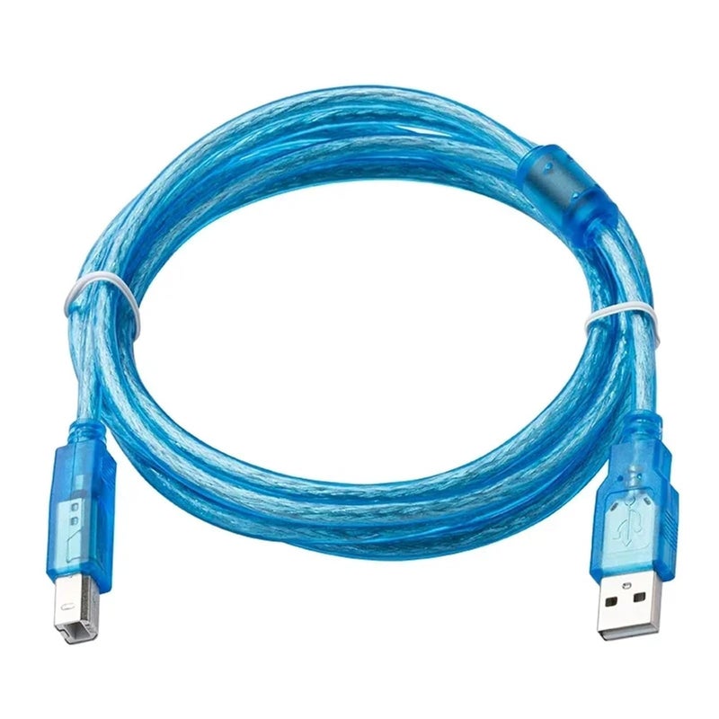 Blue USB C Programming Cable for Omron CP1H CP1E CP1L CJ2M Series PLC Data Download Line - Image 3